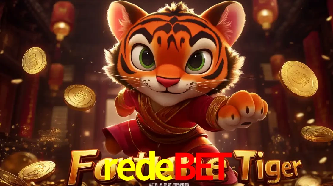 O carismático mascote do jogo de slot Fortune Tiger, um tigre fofo em pose de artes marciais, pronto para trazer sorte e multiplicadores de ganhos no cassino online redebet.